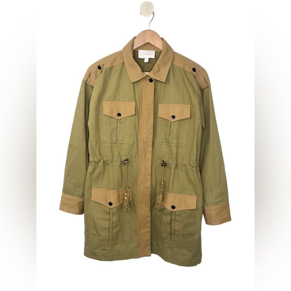 Anthropologie Cleobella Organic Cotton Honey Peyton Utility Jacket Size XS - Picture 5 of 13